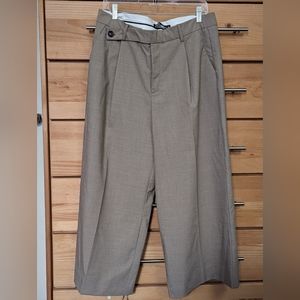 never worn Zara asymmetrical waist pants XL